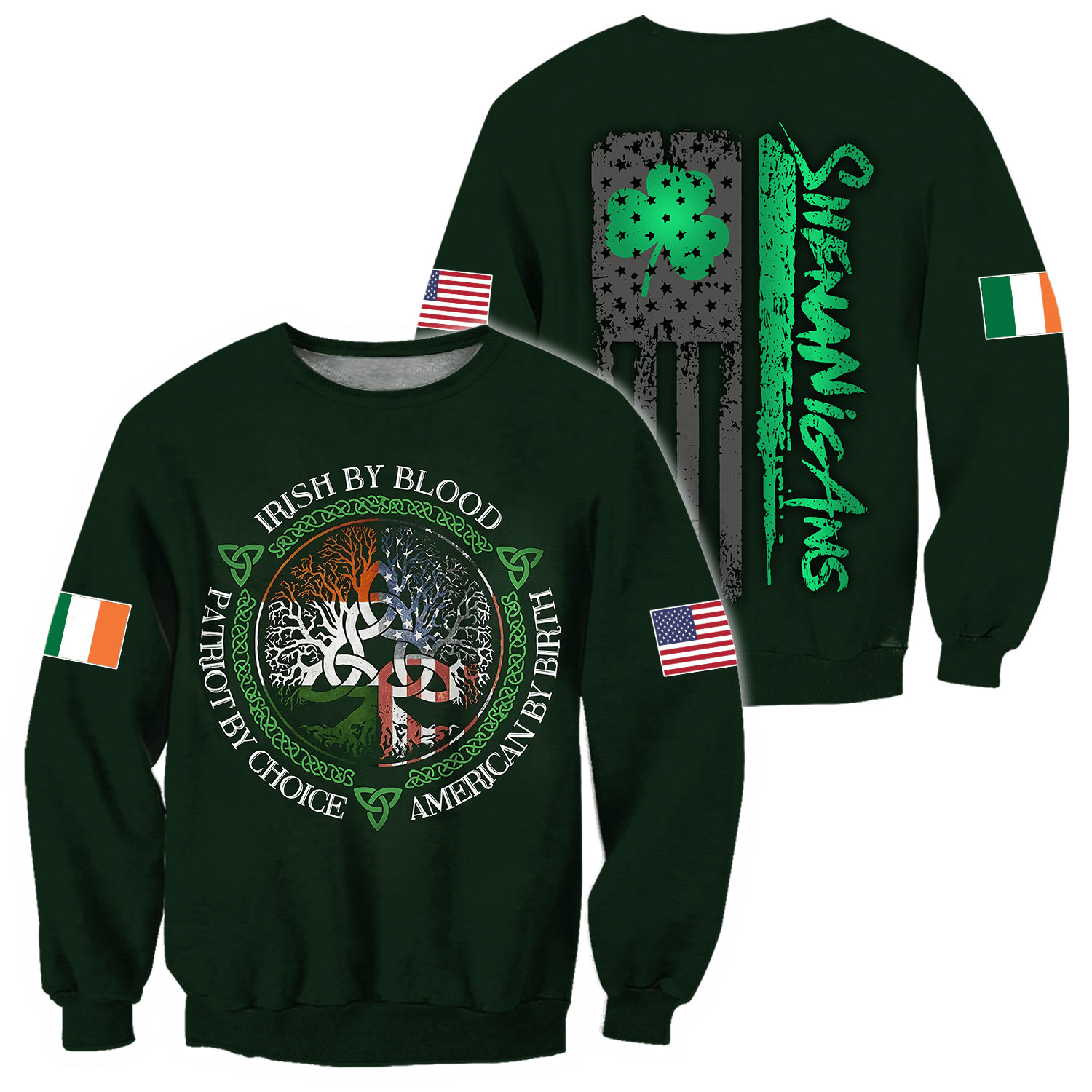 Irish St.Patrick day d hoodie shirt for men and women DD