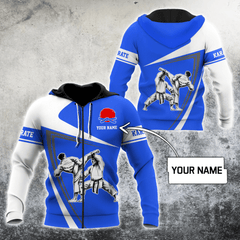 Customize Name Karate Hoodie For Men And Women MH.S