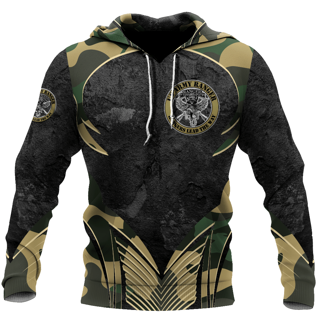 All Over Printed U.S. Army Ranger Veteran Hoodie -MEI