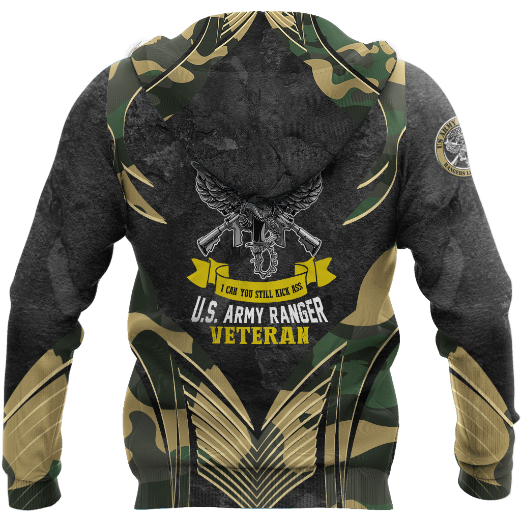 All Over Printed U.S. Army Ranger Veteran Hoodie -MEI