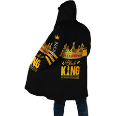 African Culture Custom Name Black King Unisex Hoodie ML