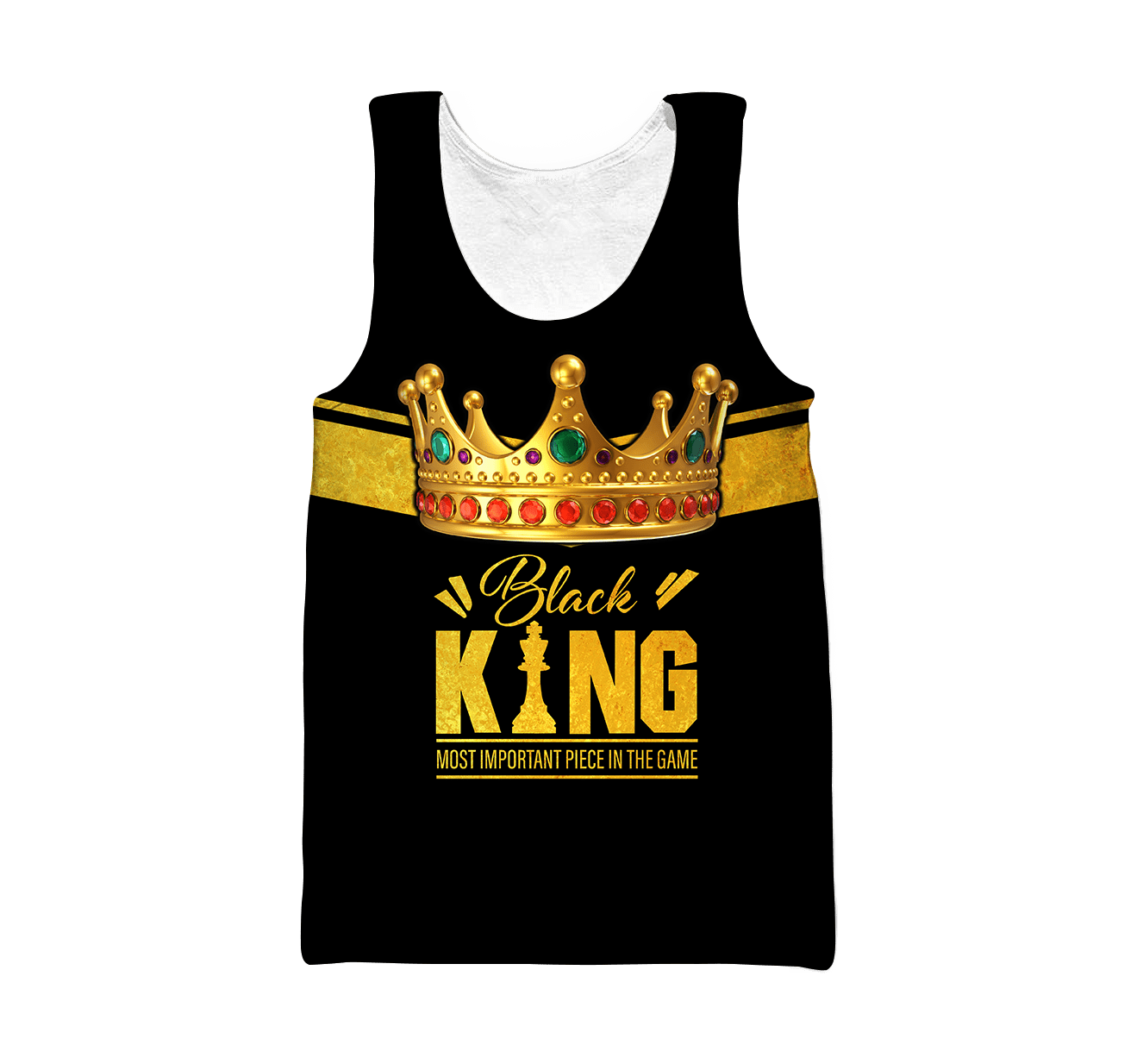 African Culture Custom Name Black King Unisex Hoodie ML