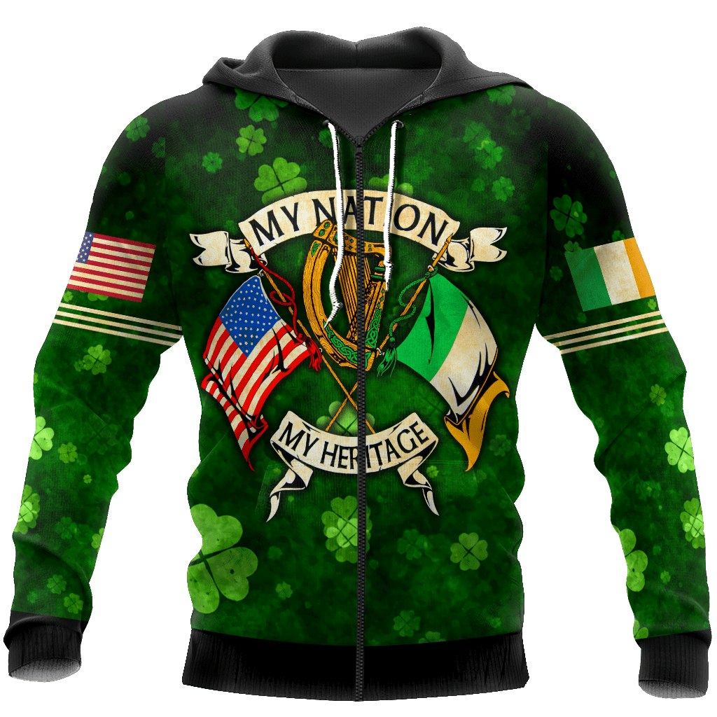 Irish St.Patrick day d hoodie shirt for men and women HVT