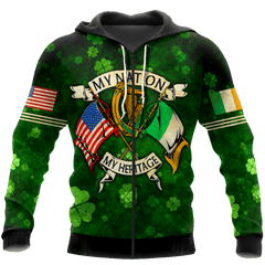 Irish St.Patrick day d hoodie shirt for men and women HVT