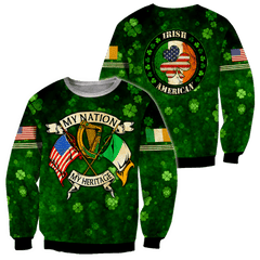 Irish St.Patrick day d hoodie shirt for men and women HVT