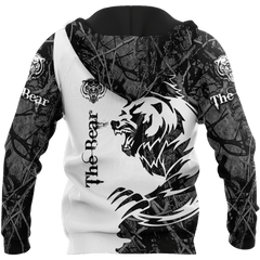 All Over Printed Bear Tatoo Hoodie MEI-MEI