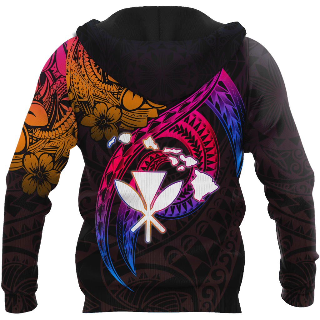 Amazing Polynesian Hawaii Frangipani Flower Unisex Deluxe Hoodie ML