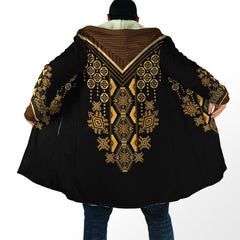 African Culture Dashiki Pattern Unisex Deluxe Hoodie ML