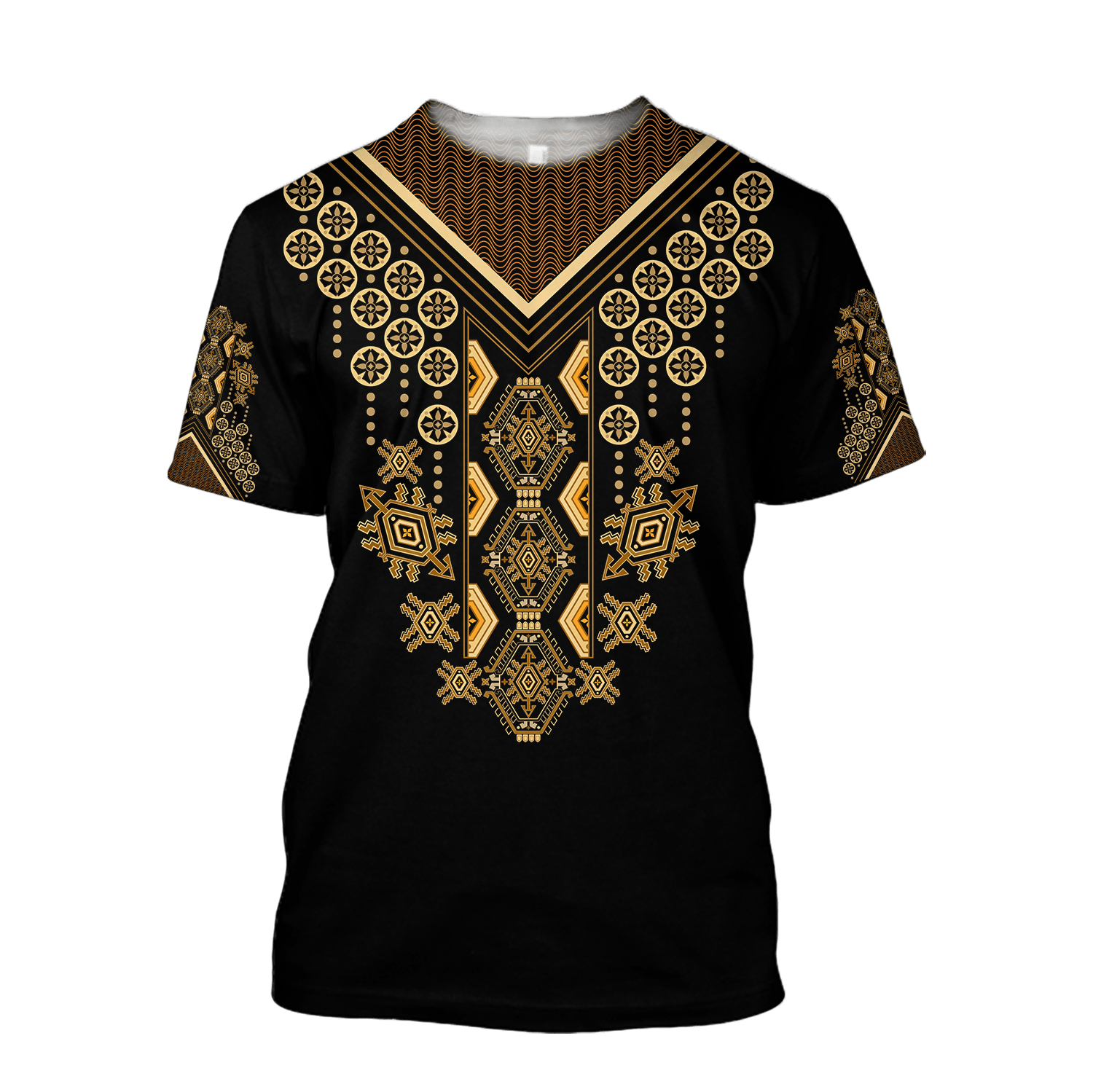 African Culture Dashiki Pattern Unisex Deluxe Hoodie ML