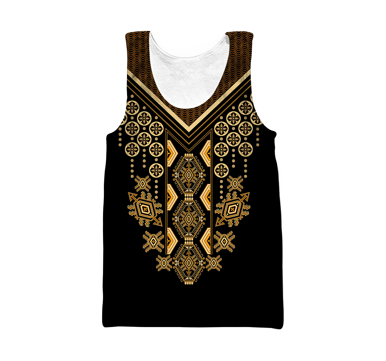 African Culture Dashiki Pattern Unisex Deluxe Hoodie ML