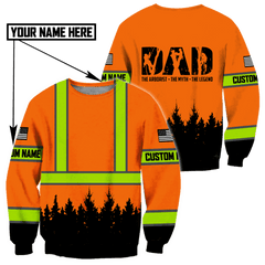 Arborist dad d hoodie shirt for men and women custom name