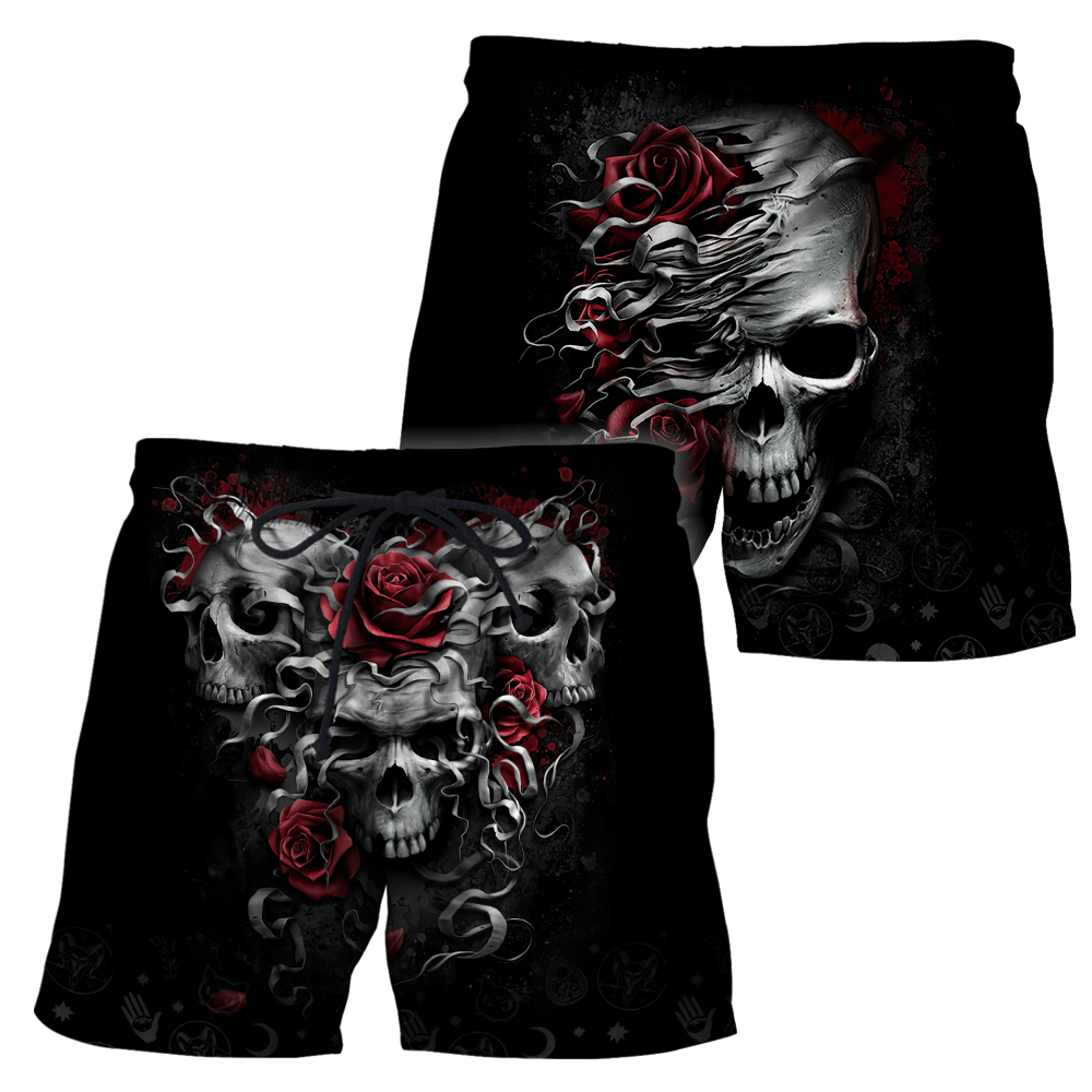 Heart Of Roses Skull Hoodie For Men And Women TNA