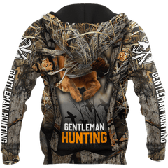 Hunting Dog D Over Printed Unisex Deluxe Hoodie ML