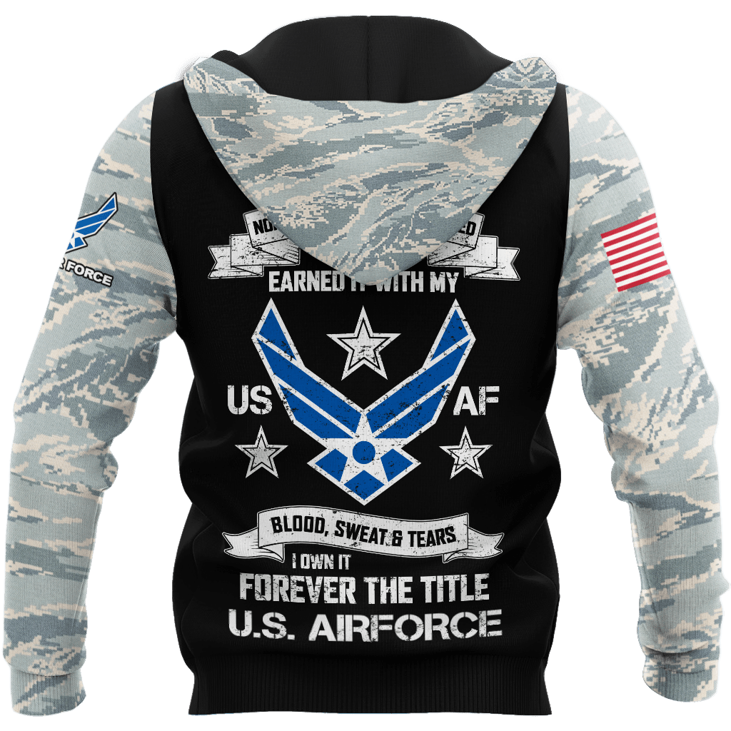 All Over Printed U.S Air Force Hoodie Pi-MEI