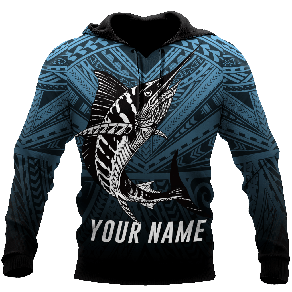 Amazing Polynesian Mahi Mahi Go Fishing Unisex Personalized Deluxe Hoodie ML