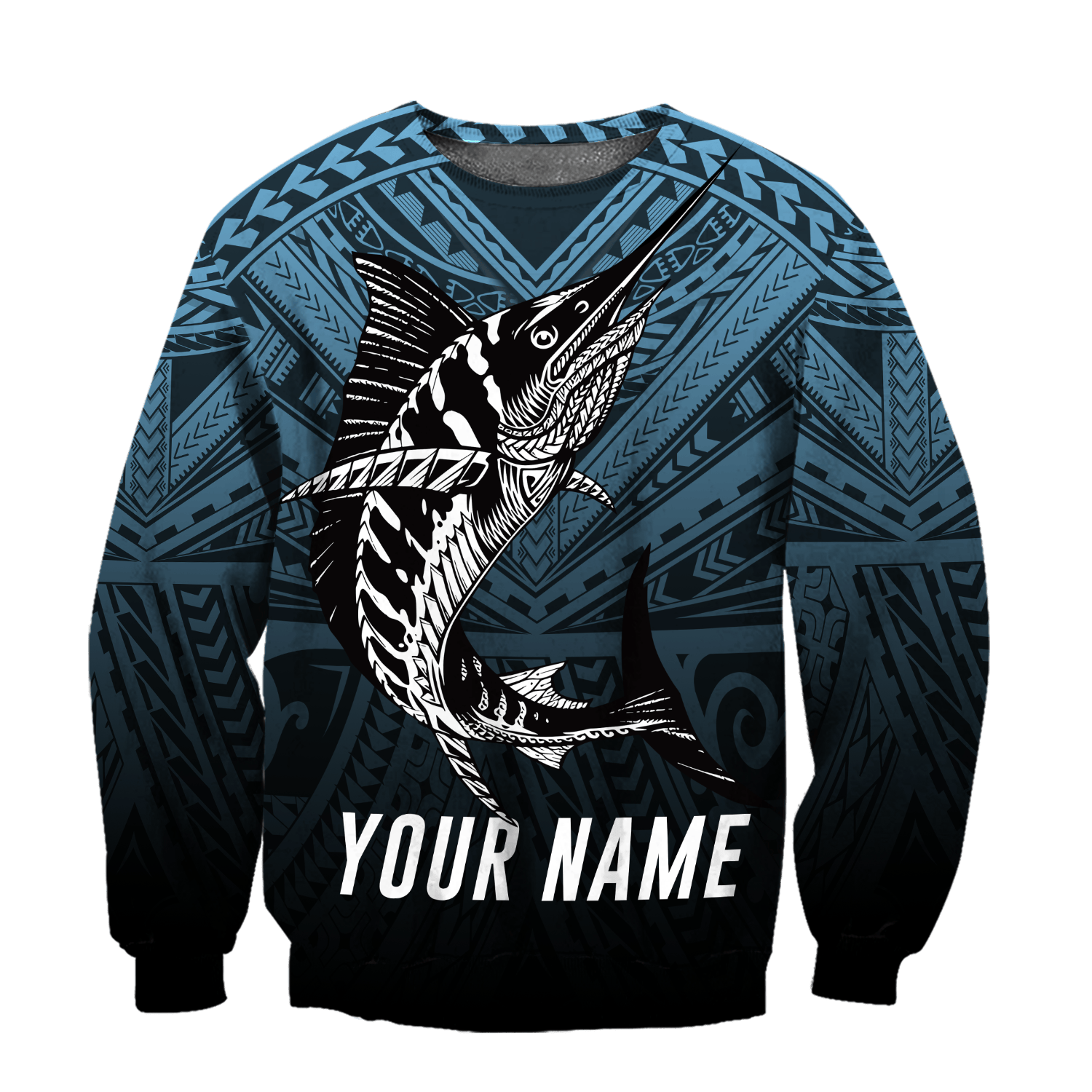 Amazing Polynesian Mahi Mahi Go Fishing Unisex Personalized Deluxe Hoodie ML