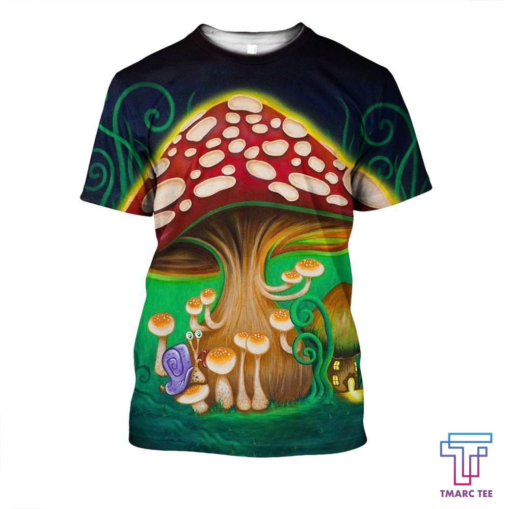 Trippy Mushroom Painting Shirts