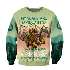 Beautiful All Over Printed Camping Hoodie For Men And Women Pi-MEI