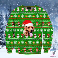 D All Over Print Dog Christmas