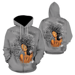 African Girl Lose My Mind And Find My Soul Unisex Deluxe Hoodie ML