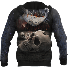 Customize Name Dead City Skull Hoodie For Men And Women