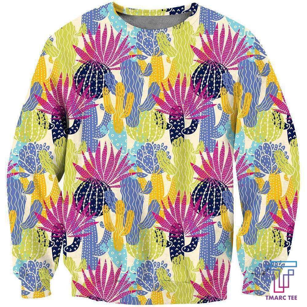 All Over Printing beautiful Cacti Shirt