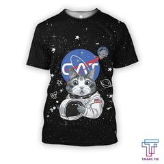 D all over print cat astronaut