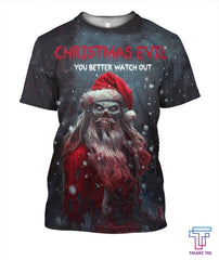 D All Over Print Christmas Evil Santa