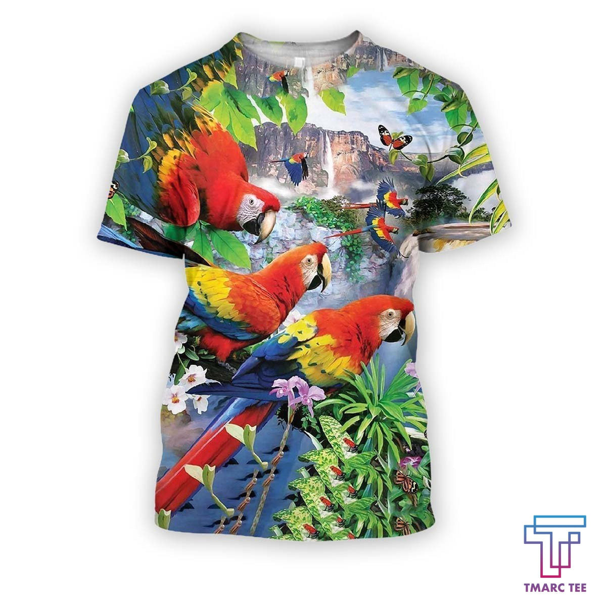 All Over Printed Parrots Shirts H