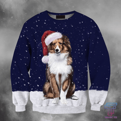 D All Over Print Dog Christmas