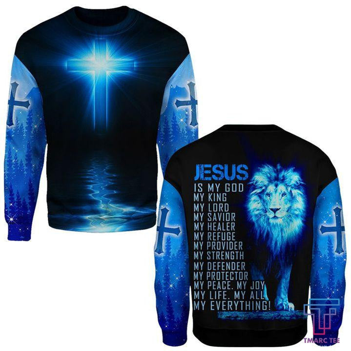 A JESUS GOD JESUS IS MY EVERYTHING ALL OVER PRINTED SHIRTS