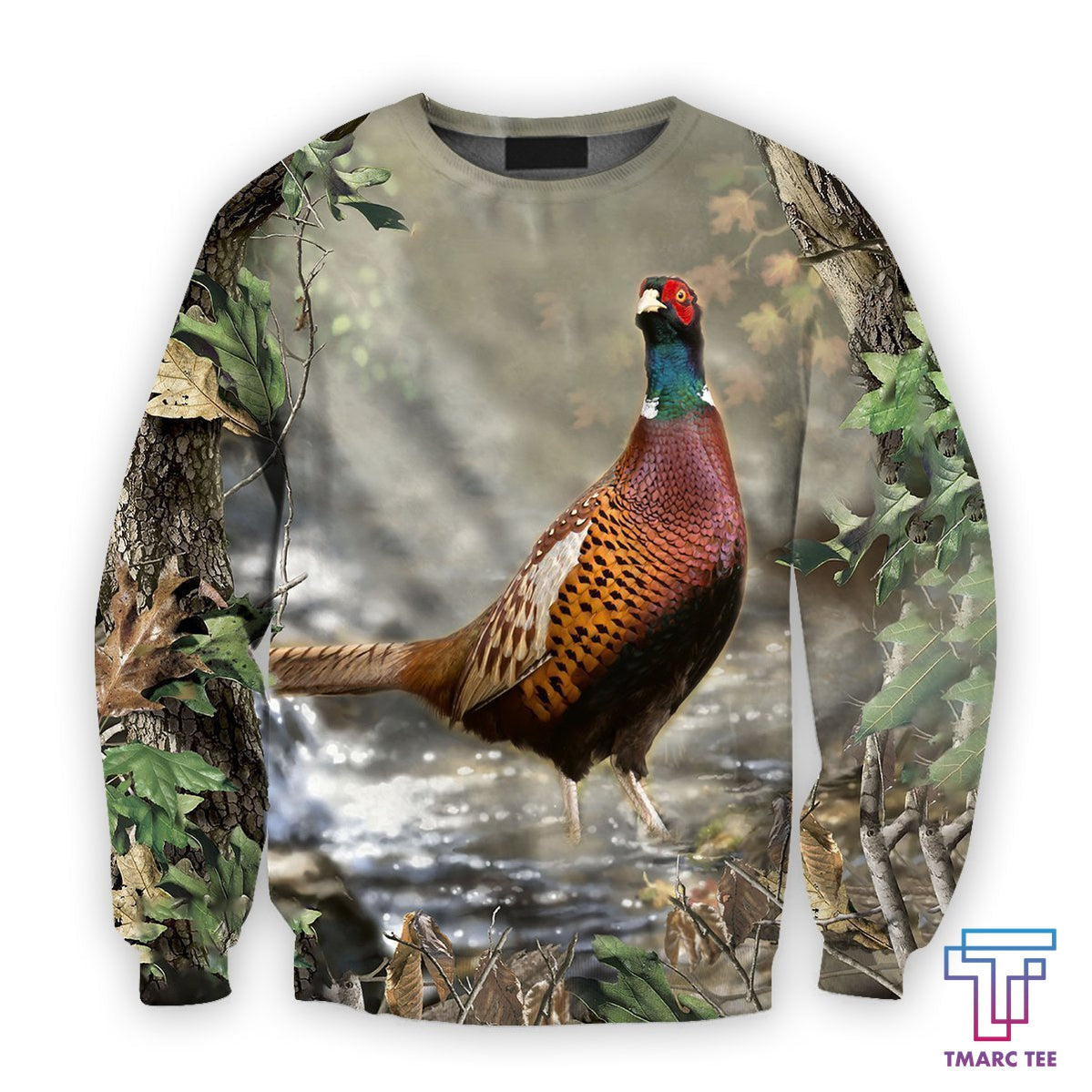 All Over Printed Pheasant Hunting Camo Shirts