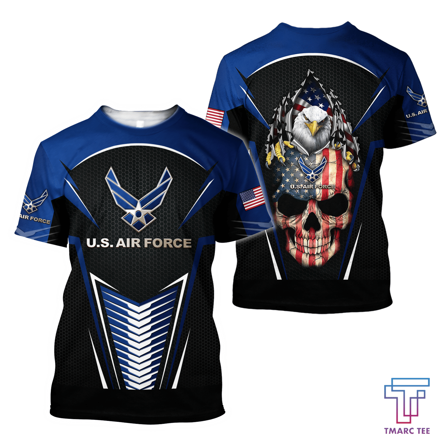 US AirForce skull d all over printed for man and women Pi PL