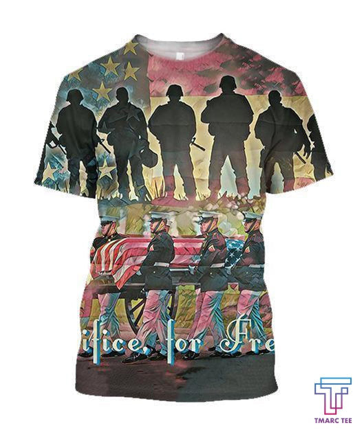 All Over Printed Sacrifice For Freedom Shirts