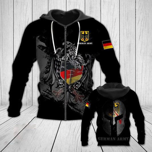 Germany Army Eagle Premium Personalized Unisex Hoodie Camo