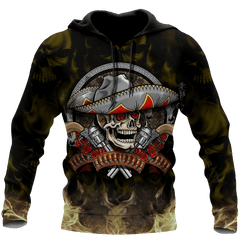 All Over Printe Beautiful Mexico Day Of The Dead Hoodie