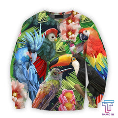 All Over Printed Parrots Shirts HB