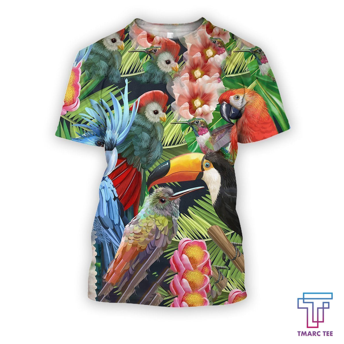 All Over Printed Parrots Shirts HB