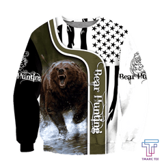 BEAR HUNTING CAMO D ALL OVER PRINTED SHIRTS FOR MEN AND WOMEN Pi PL