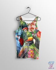 All Over Printed Parrots Shirts HB