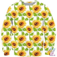 All Over Printing Beautiful Sunflowers Shirt