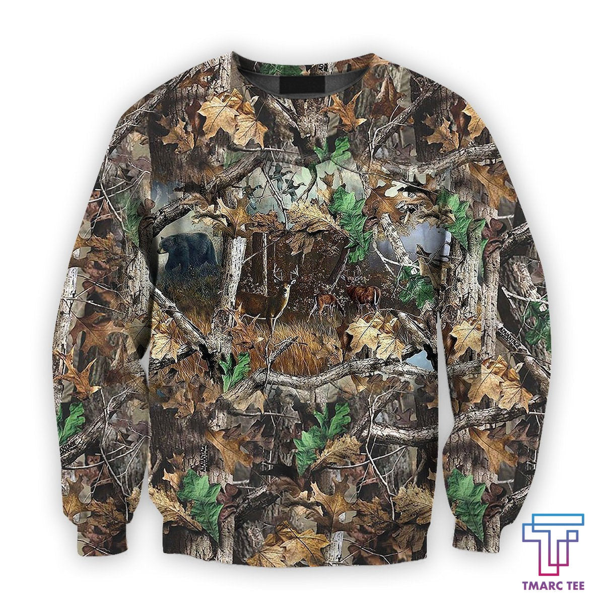 All Over Printed Camo Deer Hunting Shirts