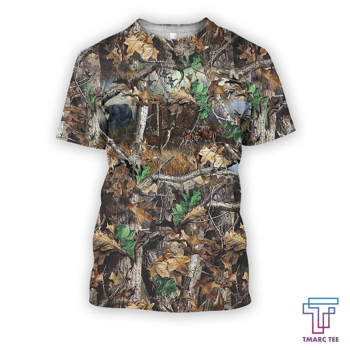 All Over Printed Camo Deer Hunting Shirts