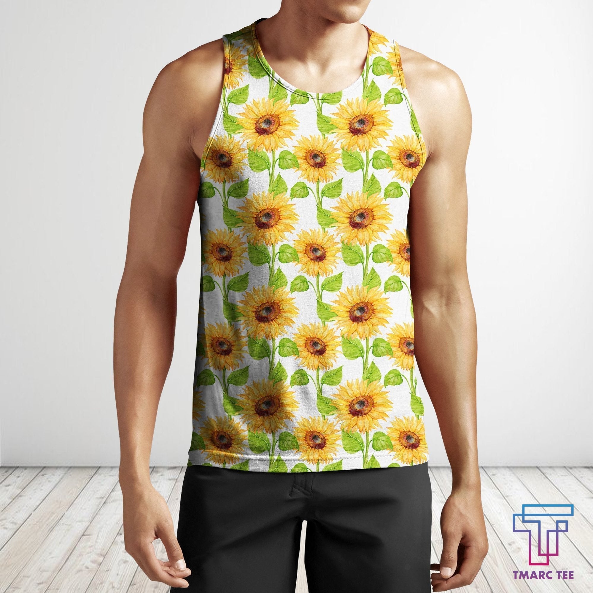 All Over Printing Beautiful Sunflowers Shirt