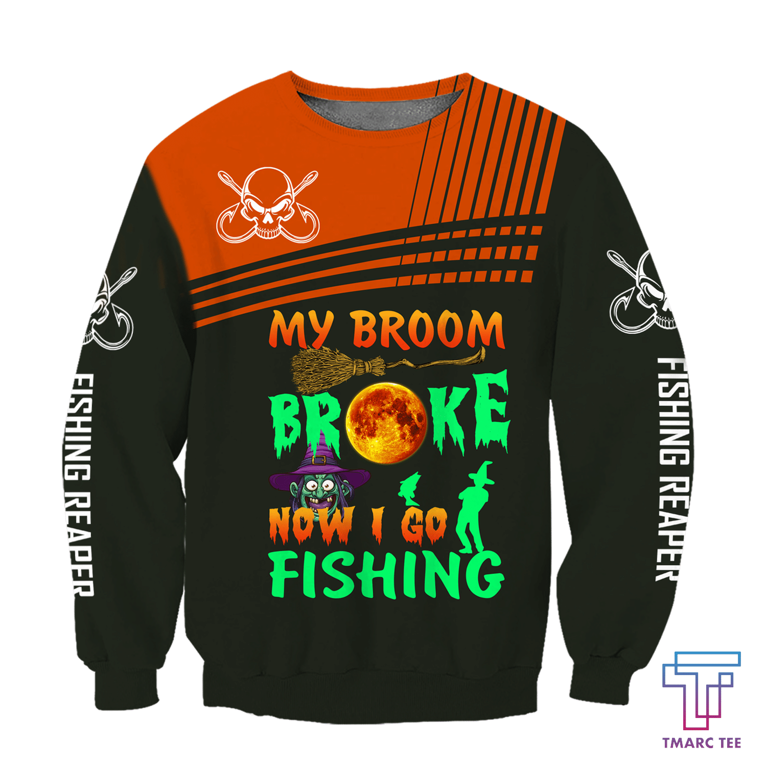 Fishing Broom Halloween