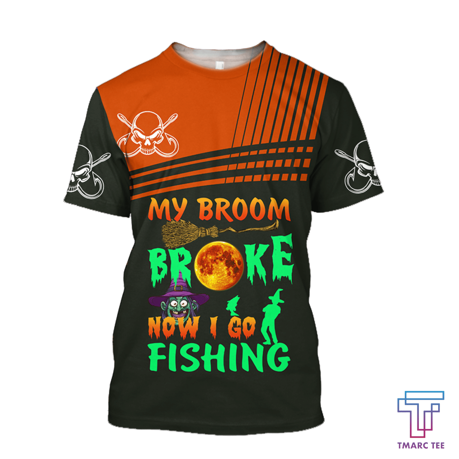 Fishing Broom Halloween