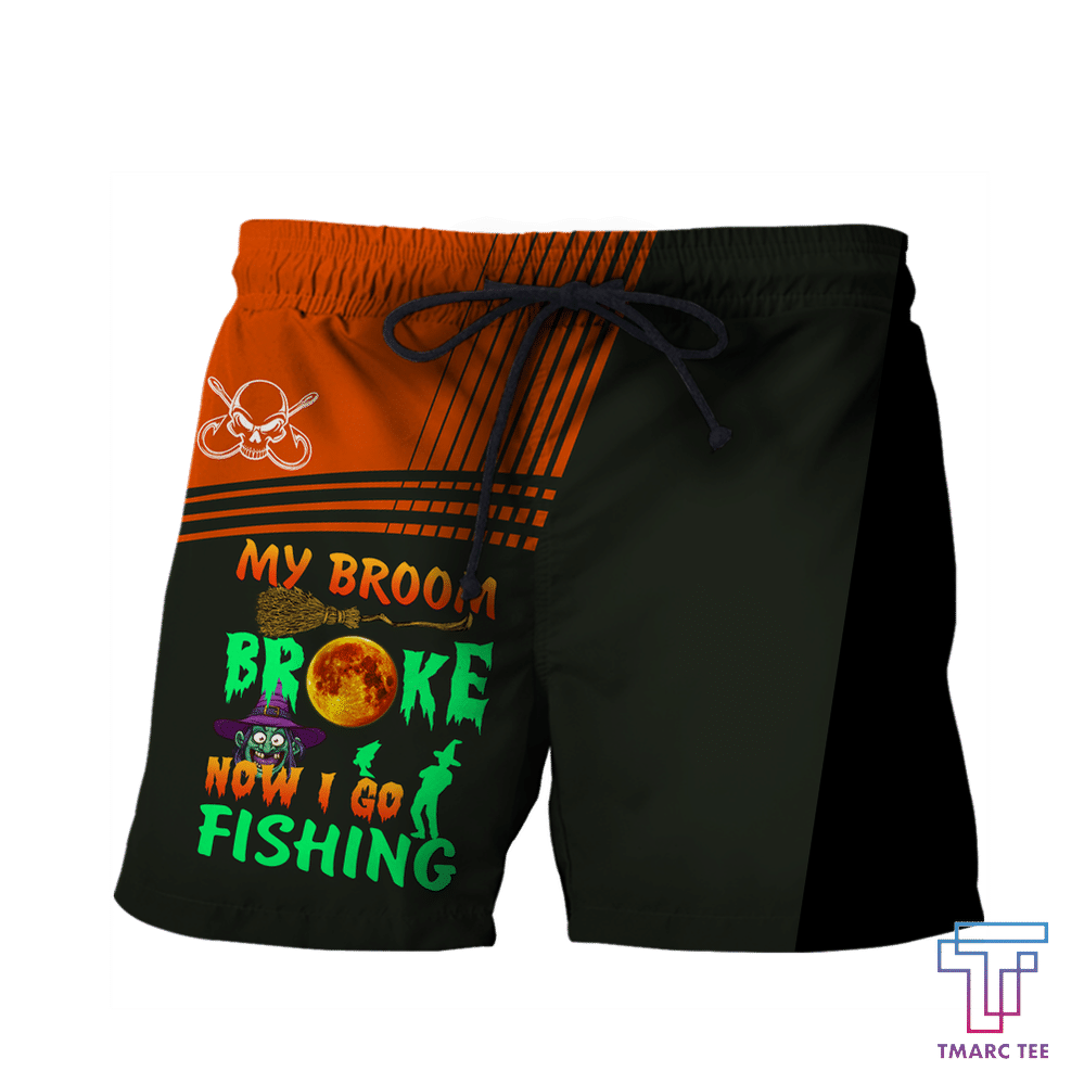 Fishing Broom Halloween