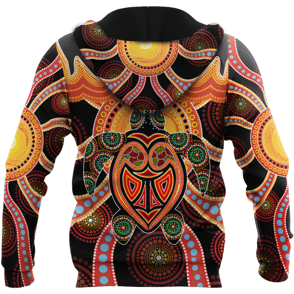 Aboriginal Turtle Touch the Sun shirts for men and women