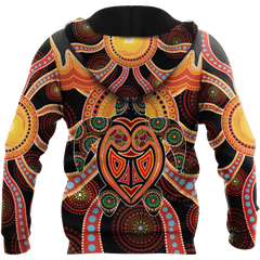 Aboriginal Turtle Touch the Sun shirts for men and women