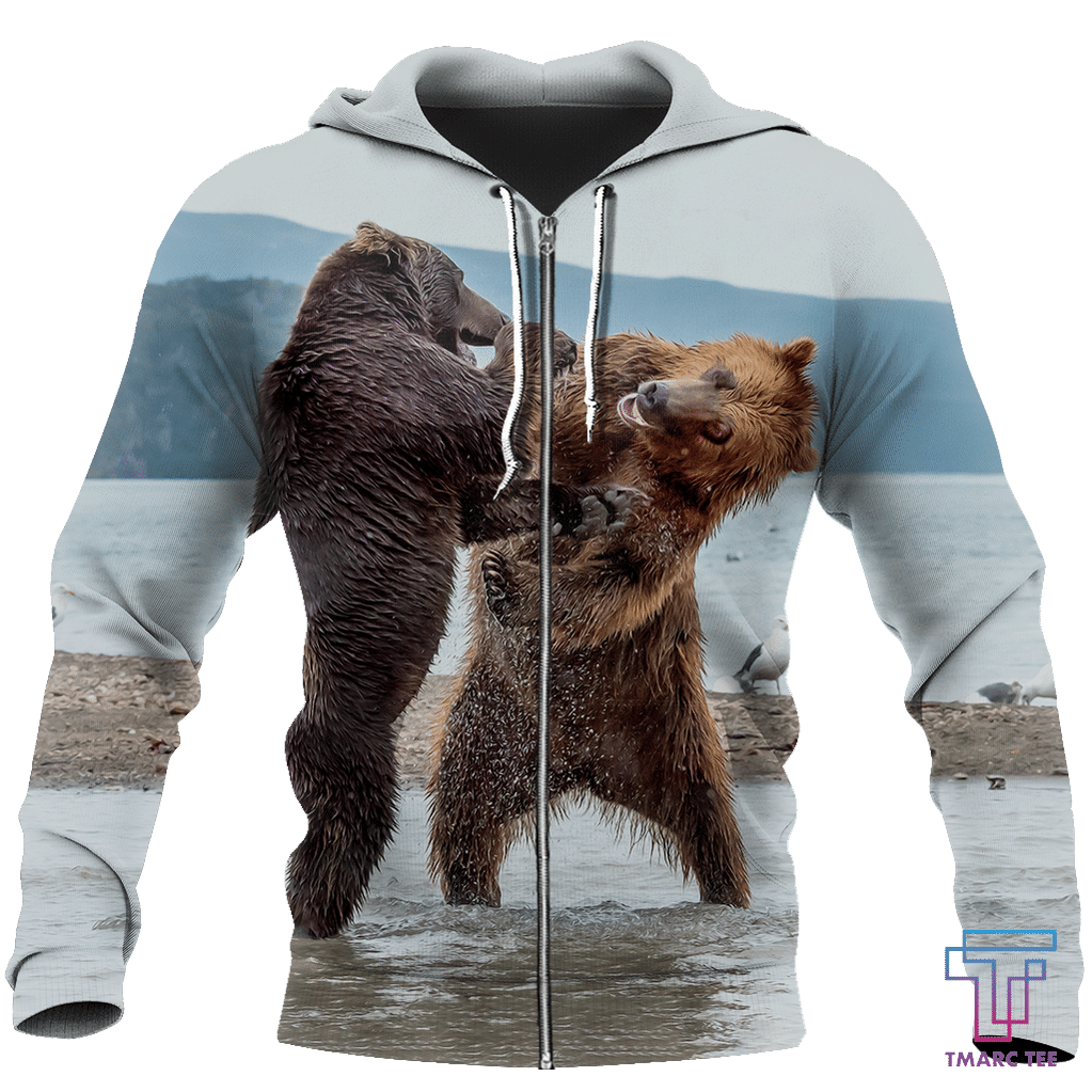 Battle of the bears 3D all over printer shirts for man and women JJ PL